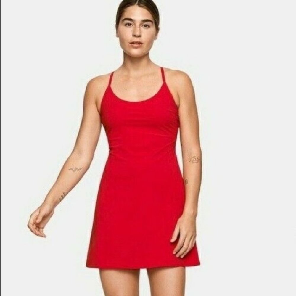 The Exercise Dress - Scarlet - Small